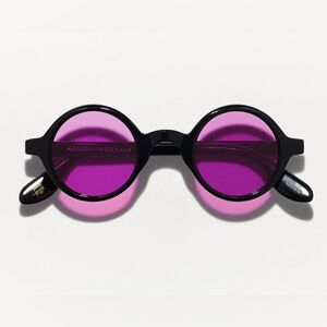 Moscot sunglasses with purple tints